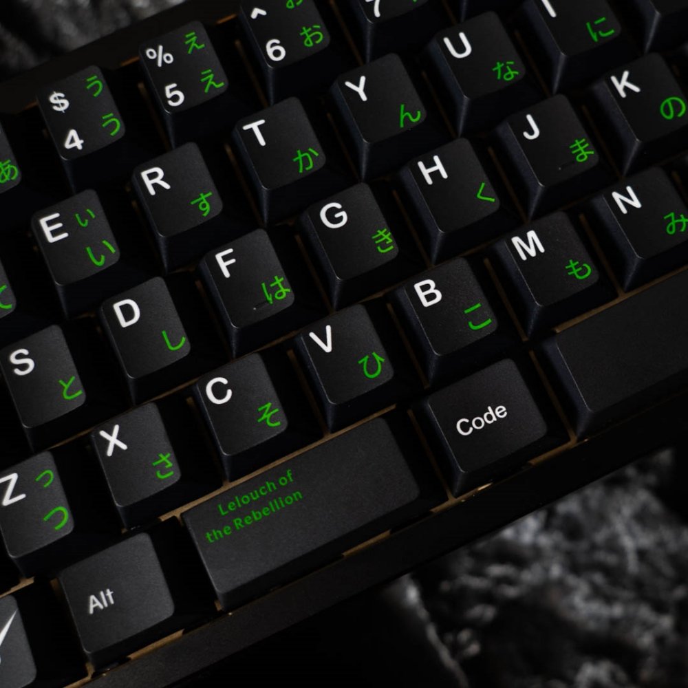 Anime Lelouch CC Demon King and Witch Keycaps PBT Cherry Profile Dye Sublimation 140 Keys For MX Switch Mechanical Keyboard