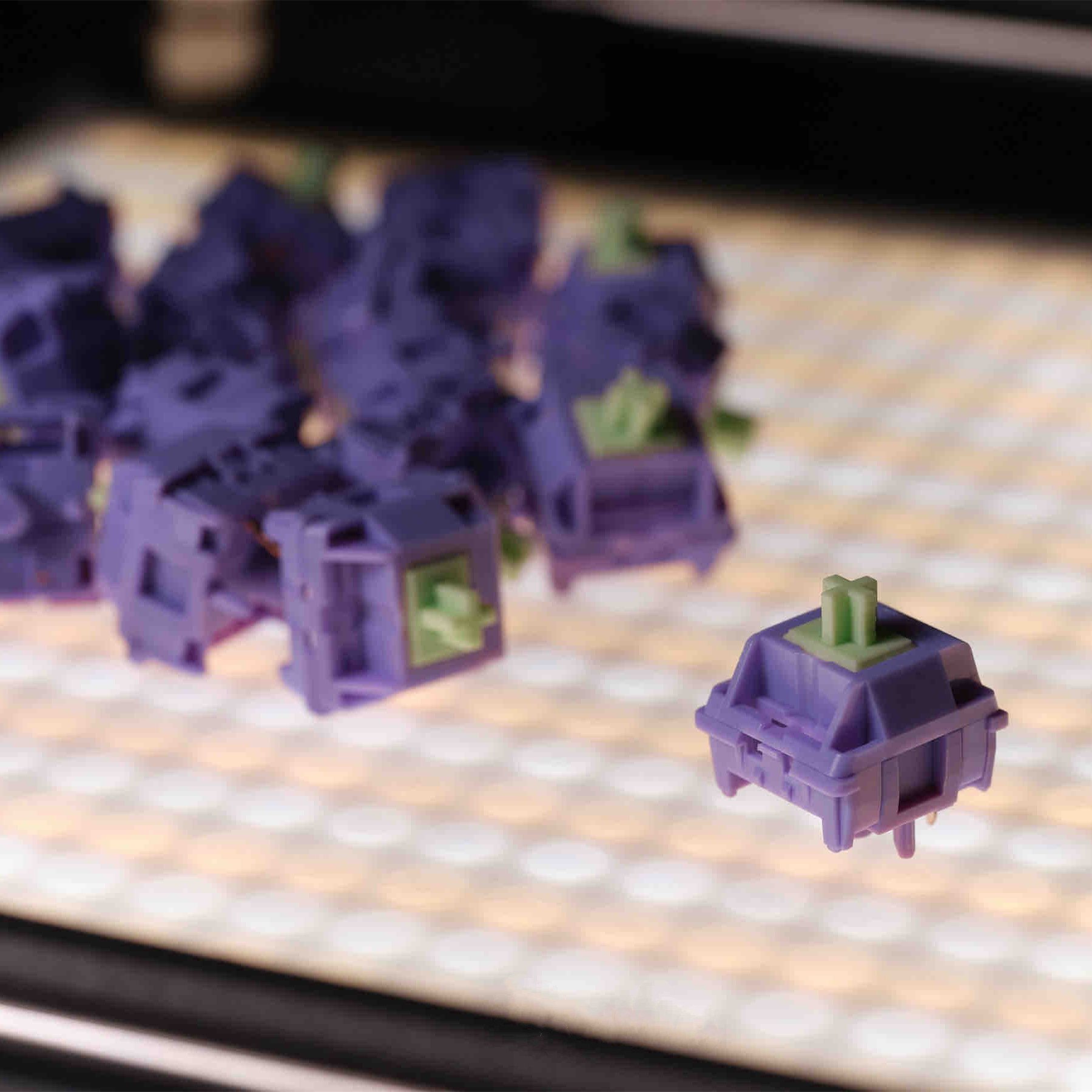 Sillyworks V2 Hyacinth Switch Linear 45g Actuationc Linear Switch Nylon Five Pins Switch For Keyboard