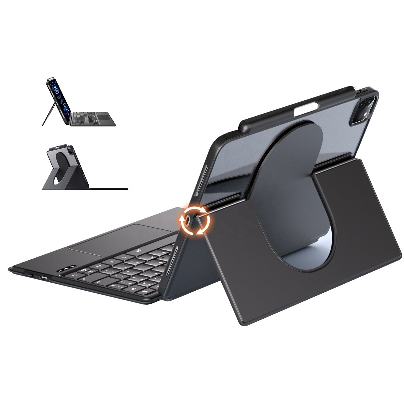 Best Quality 2 in 1 Keyboard Case For iPad Pro 10.9 11 inch Case Detachable Wireless BT Touchpad Backlit For iPad Keyboard Case