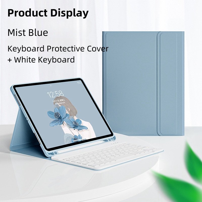 Popular Wireless Smart Touchpad Keyboard Cover for iPad Pro 11/Pro 10.5/Air 4/3/2 Pencil Holder Stand Tablet Covers & Cases