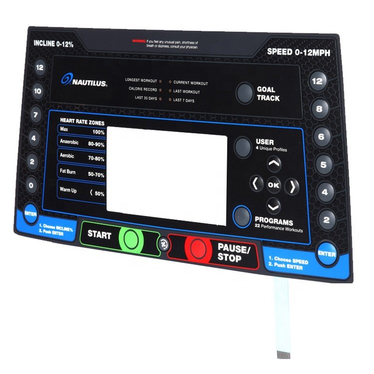 Hot Selling Customizable Switch Microwave Accessories PE Film Feyboard LED Telecommunication Equipment Factory Supply Keypad
