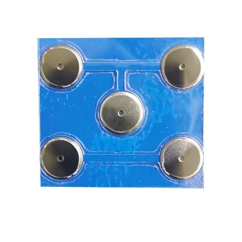 Good Quality Single Layer With Adhesive Waterproof Round Stainless Steel Metal Dome Array For Earphone Plug Keypad