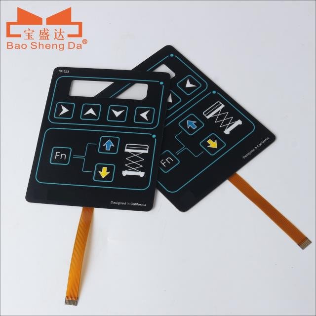 Custom Or Standard China Wholesale Push Button Membrane Switch Membrane Keypad Metal Dome