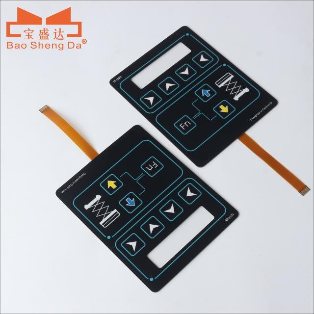 Custom Or Standard China Wholesale Push Button Membrane Switch Membrane Keypad Metal Dome