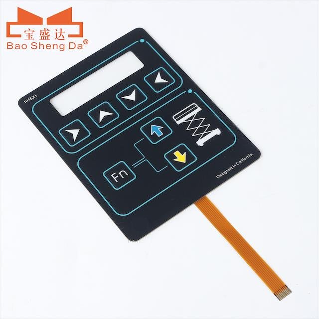 Custom Or Standard China Wholesale Push Button Membrane Switch Membrane Keypad Metal Dome