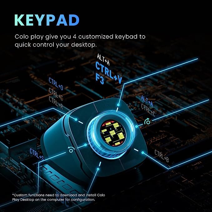 Cololight Smart Gaming Desktop Control With Music APP Mini Keyboard Customized Controller For Desk And Room Decoration