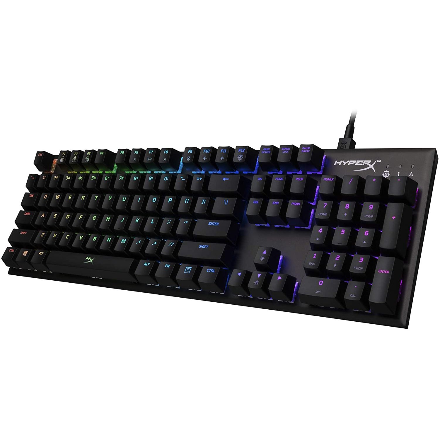 Hyper X Alloy FPS RGB Amazon hot sale Mechanical Gaming Keyboard Silver Speed Switches Gaming Keyboard