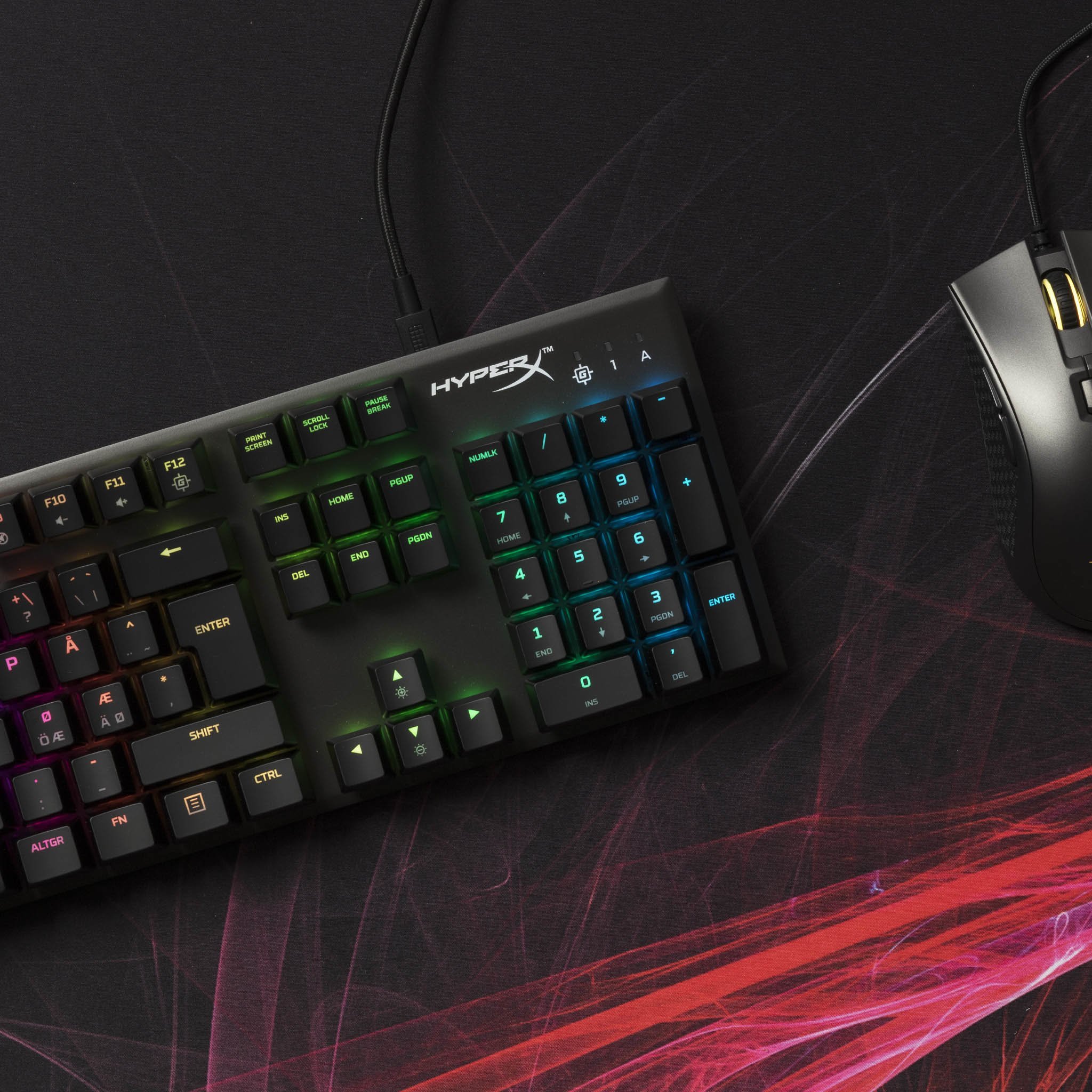 Hyper X Alloy FPS RGB Amazon hot sale Mechanical Gaming Keyboard Silver Speed Switches Gaming Keyboard