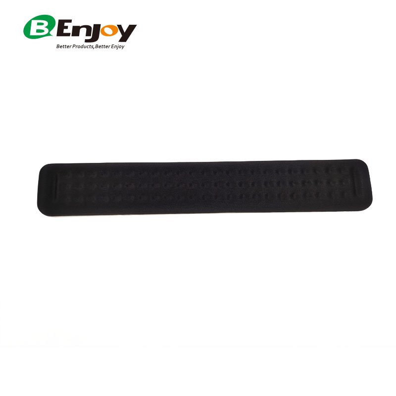 Ergonomic Wrist Support Massage Styles Fabric Covered Memory Foam Wrist Rest Pad for Keyboard