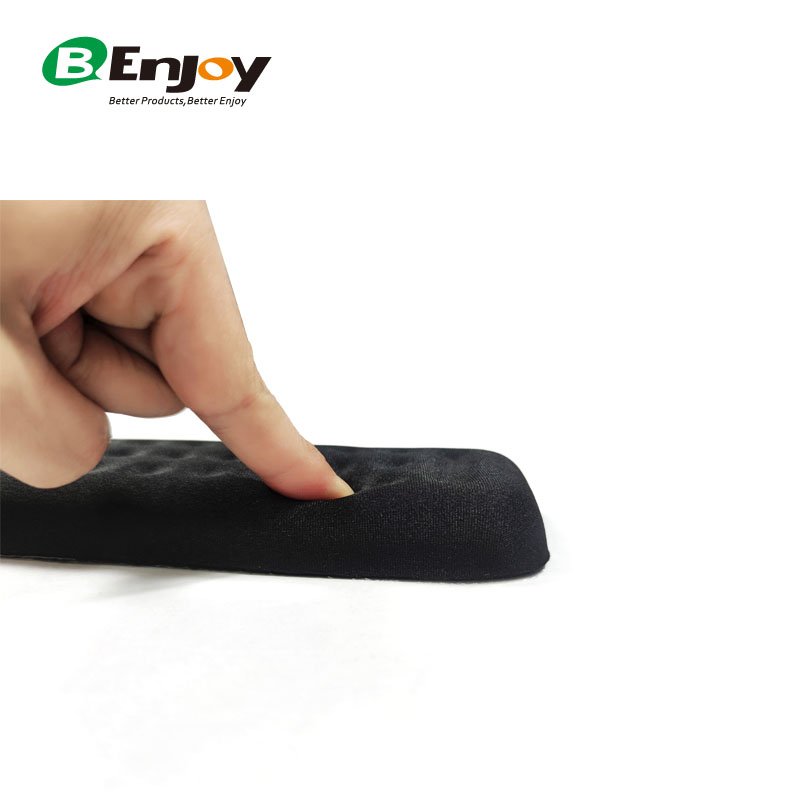 Ergonomic Wrist Support Massage Styles Fabric Covered Memory Foam Wrist Rest Pad for Keyboard