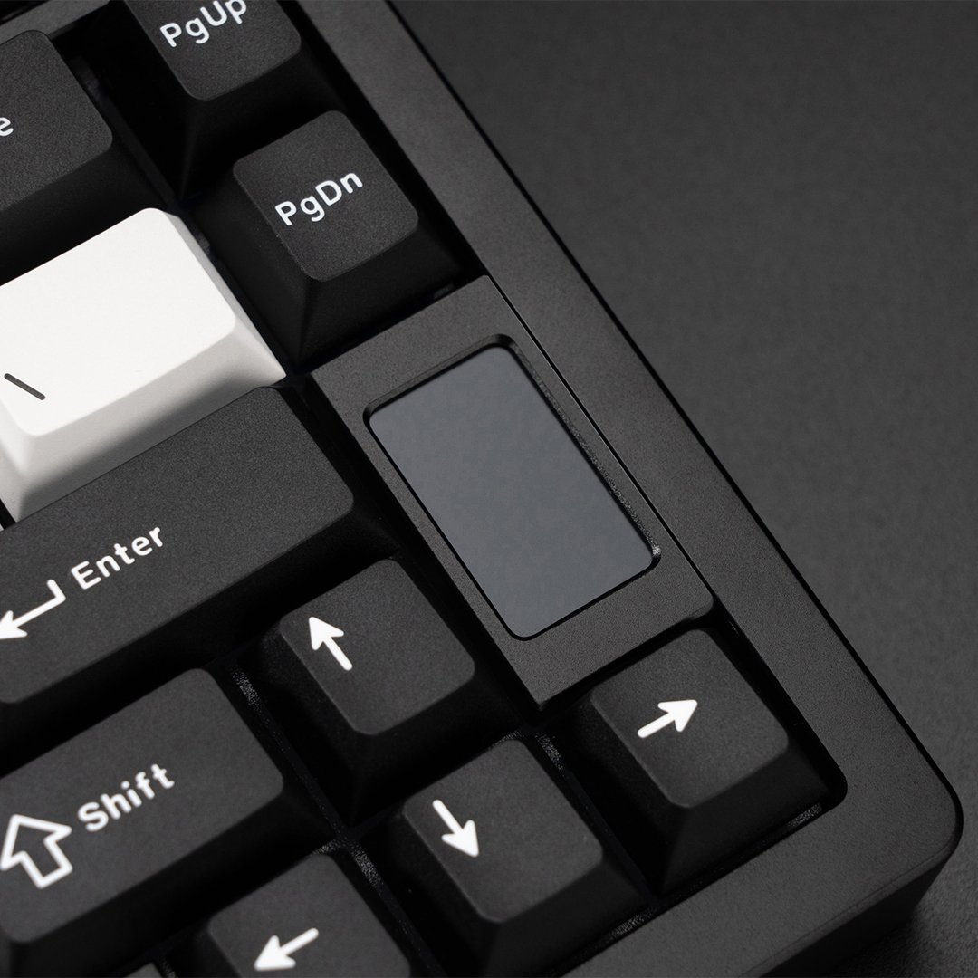 Chilkey ND75 RGB Backlight Wireless Mechanical Keyboard Aluminum 75 Keys with Screen Key Board Black Linear Switch
