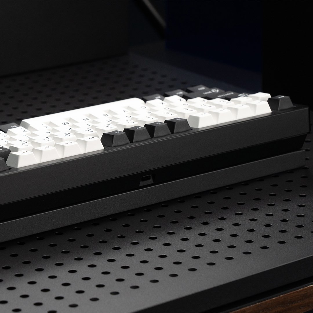 Chilkey ND75 RGB Backlight Wireless Mechanical Keyboard Aluminum 75 Keys with Screen Key Board Black Linear Switch