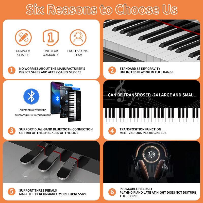 LeGemCharr 88 key weighted keyboard digital piano digital piano china digital piano 88 weighted keys