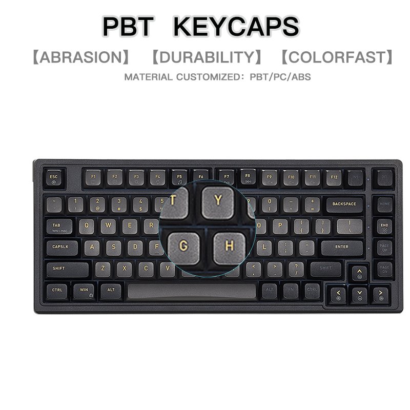 Custom M2 Keyboard 75% 83 Keys Gasket USB Wired Red Blue Switch Hot Swap RGB LED Plastic Mechanical Gaming Keyboard For Desktop