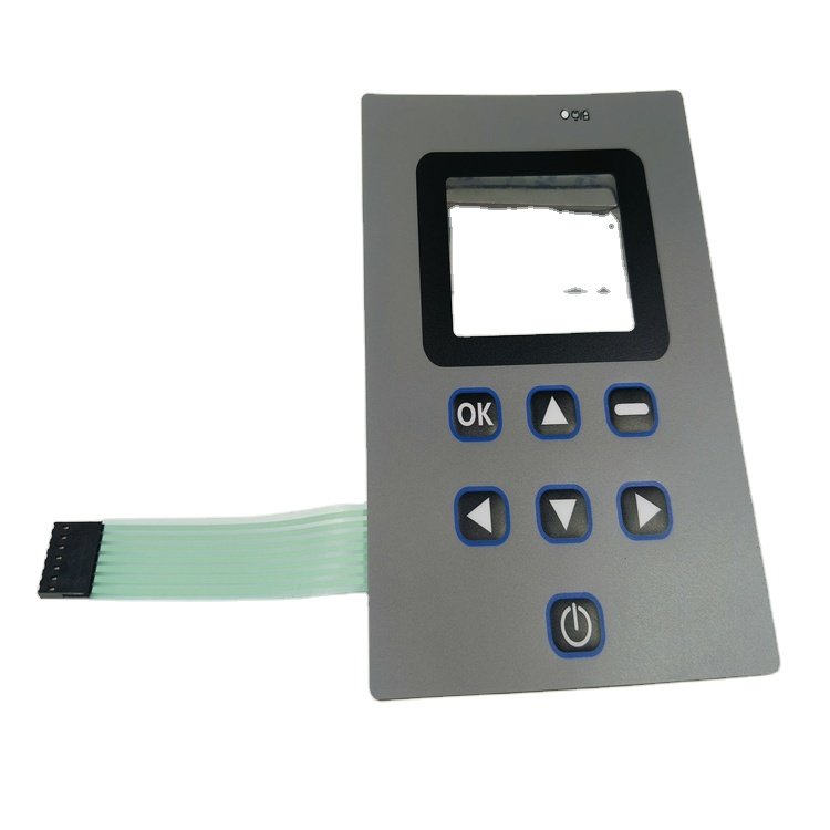 Factory keypads&keyboards tactile embossing button membrane switch membrane keypad with 3M944A adhesive for keyboard instruments