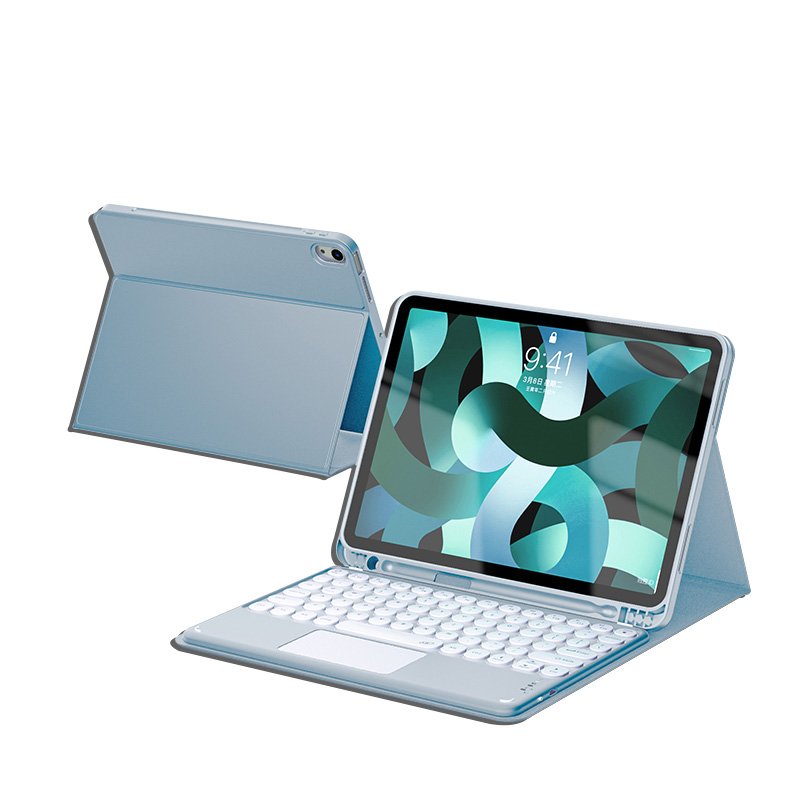 PU leather Keyboard case For iPad Air 3 10.5 Soft silicone case For iPad Air 3 10.5with keyboard with Pencil Holder