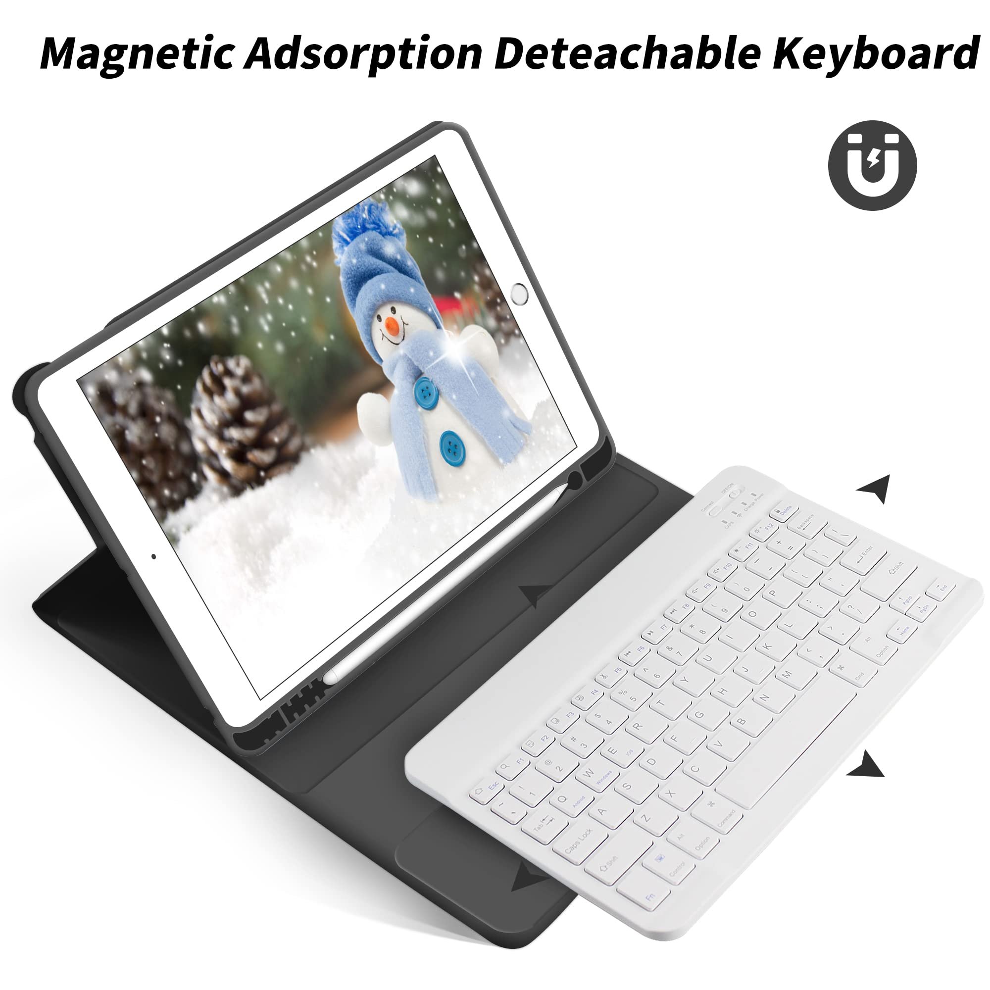 bluetooth rechargeable magic keyboard portable slim custom wireless keyboard case cover for ipad 10 generation 10.9 2022