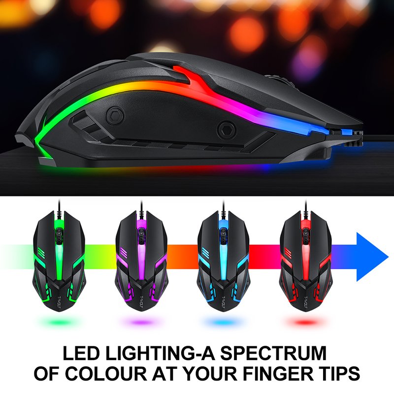 Factory Price RGB Wired Mechanical 4 In 1 Gaming Keyboard And Mouse Headset Combo For Pc Laptop Desktop Gaming