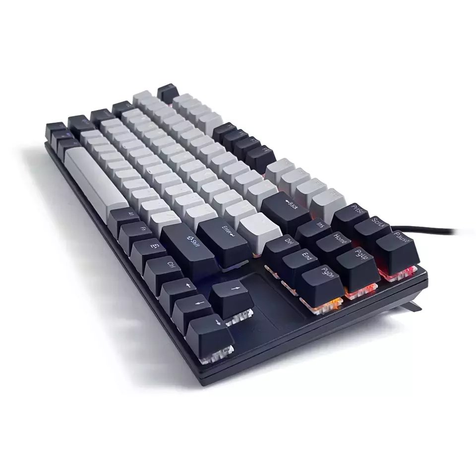 87-keys Anti-ghosting Blue Switch USB Wired Mechanical Backlight Gaming Keyboard