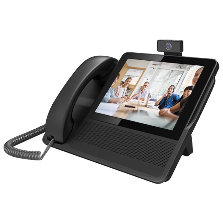 Intercom system table stand Android system 8 inch touch screen audio video phone