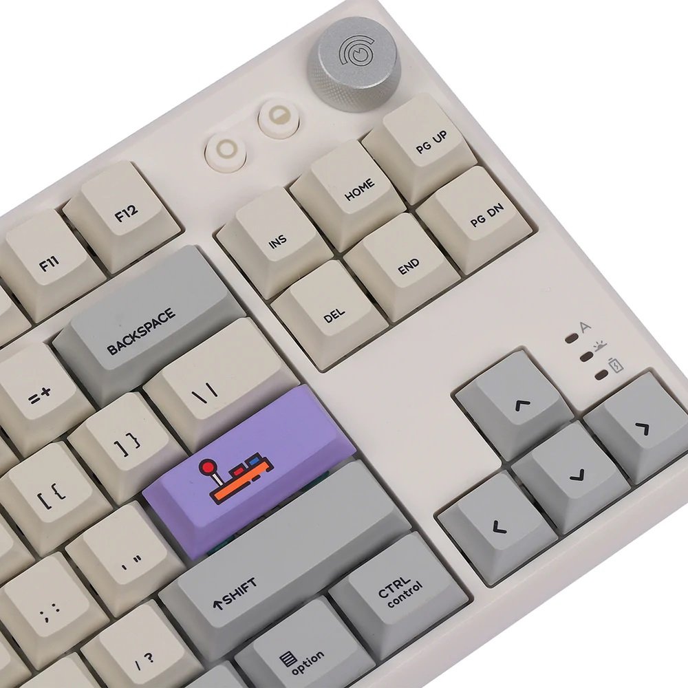 CIDOO ABM084 3 Connection RGB hotswap 80% TKL mechanical keyboard with aluminum knob