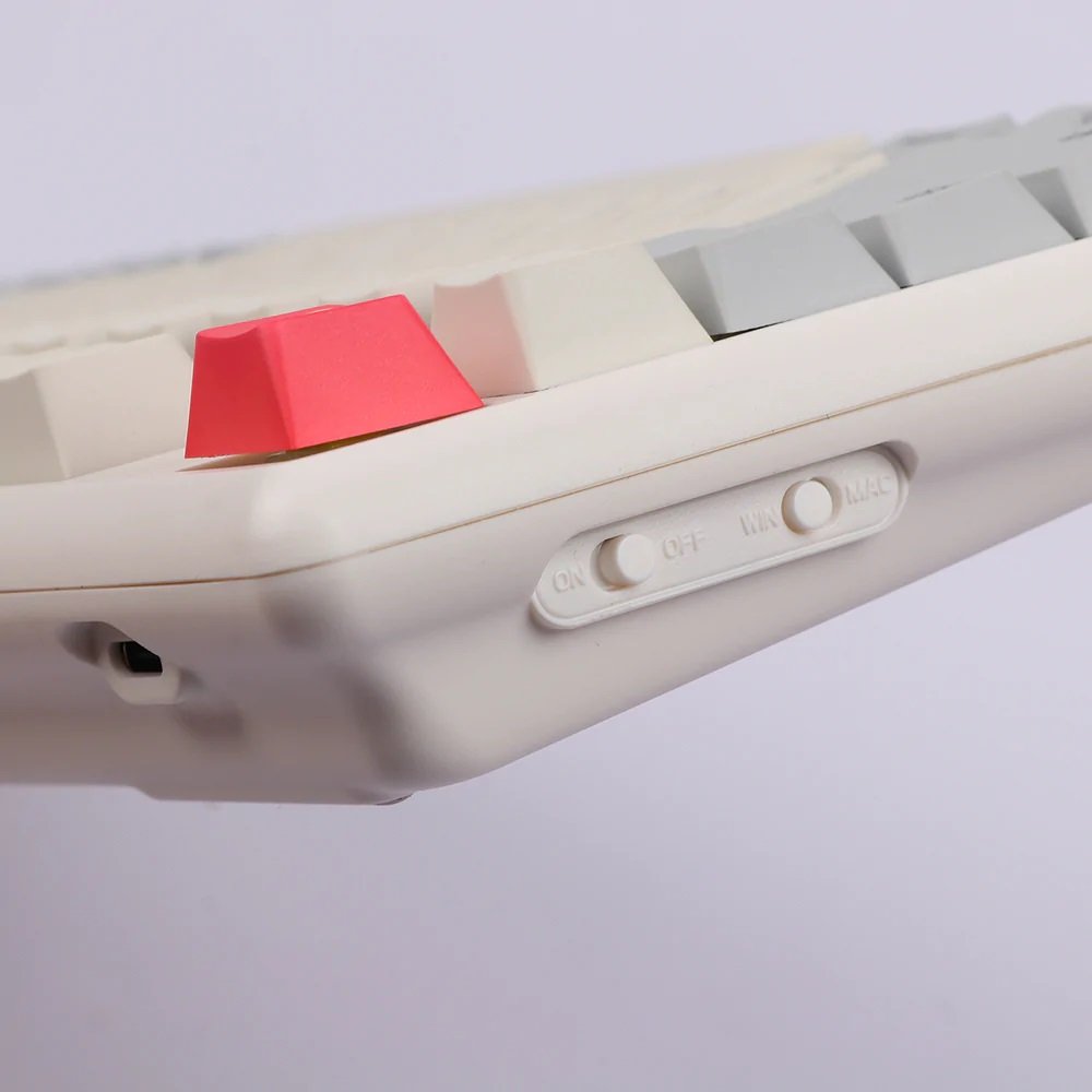 CIDOO ABM084 3 Connection RGB hotswap 80% TKL mechanical keyboard with aluminum knob