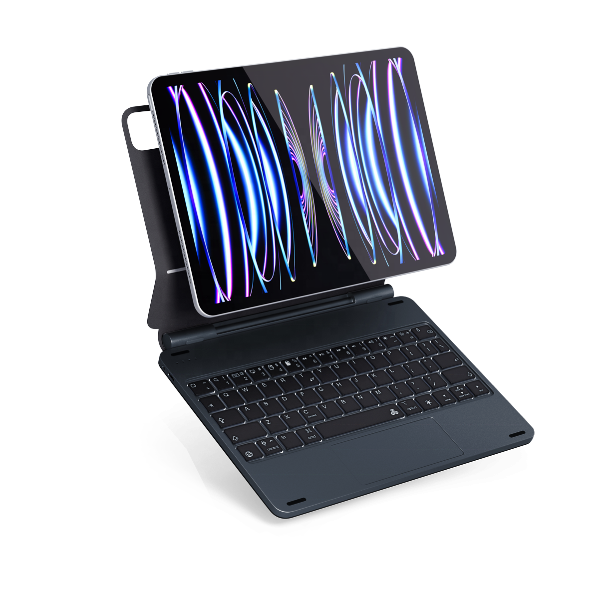 New Arrival Custom language iPad case Metal Smart Quite Touch Pad colors Keyboard Cover For iPad Pro 11 10.9 Magnet stand Cover