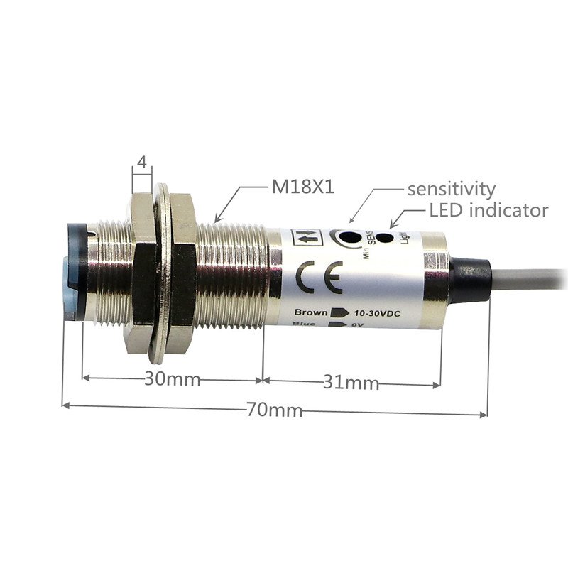 CDD-40N pnp npn 4wires cdd-40p photoelectric sensor ir automatic switch sensor