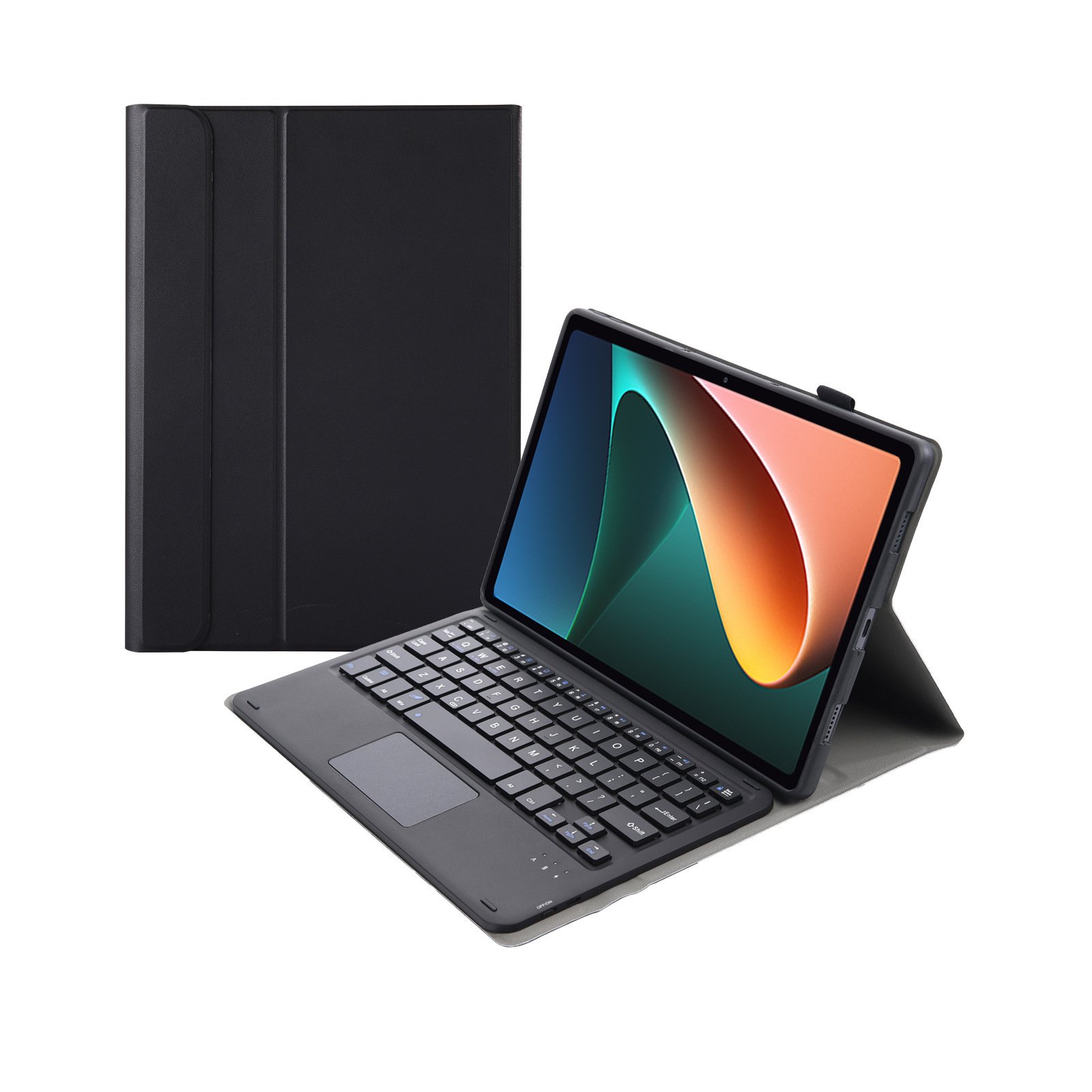 For Xiaomi Pad 6S Pro 12.4 inch 2024 Released Wireless Keyboard Case Colorful Magnetic Leather Tablet Case Cover