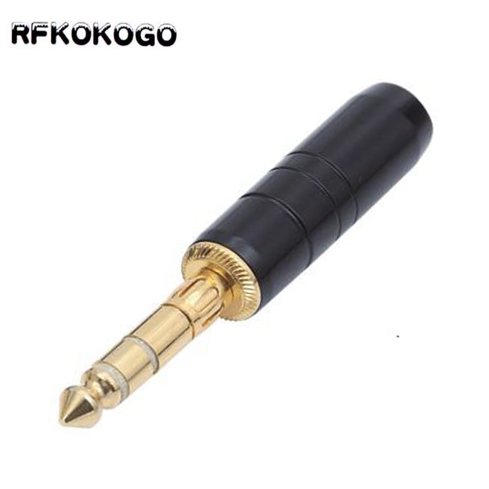 quick disconnect 6.35 mm Mono Jack to Jack 1/4" Plug with Mute silent switch Audio Guitar Amp Keyboard