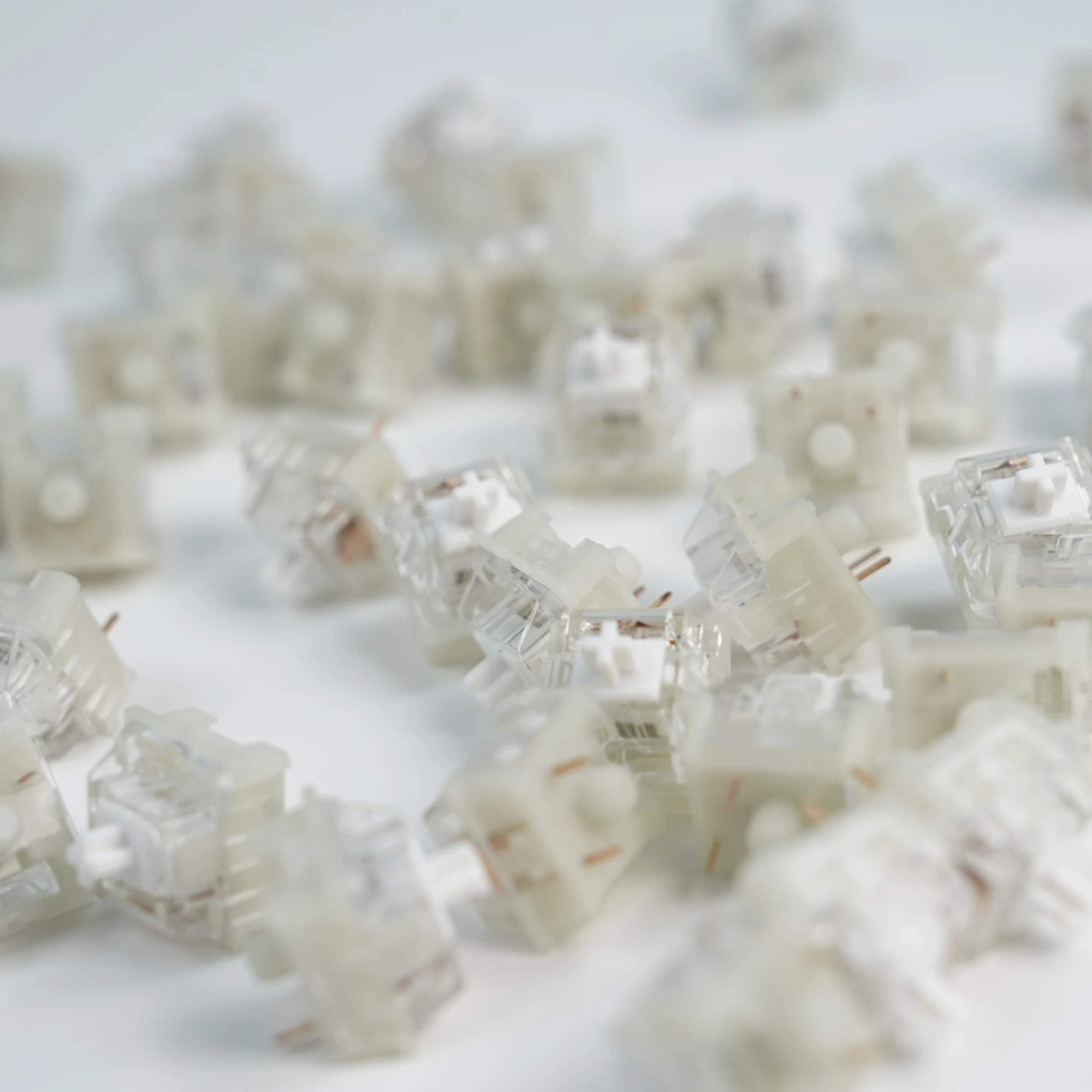 KTT Kang White V3 Switches Linear Mechanical Keyboard Shaft 3Pin Customize RGB SMD Gaming Compatible With MX Switch