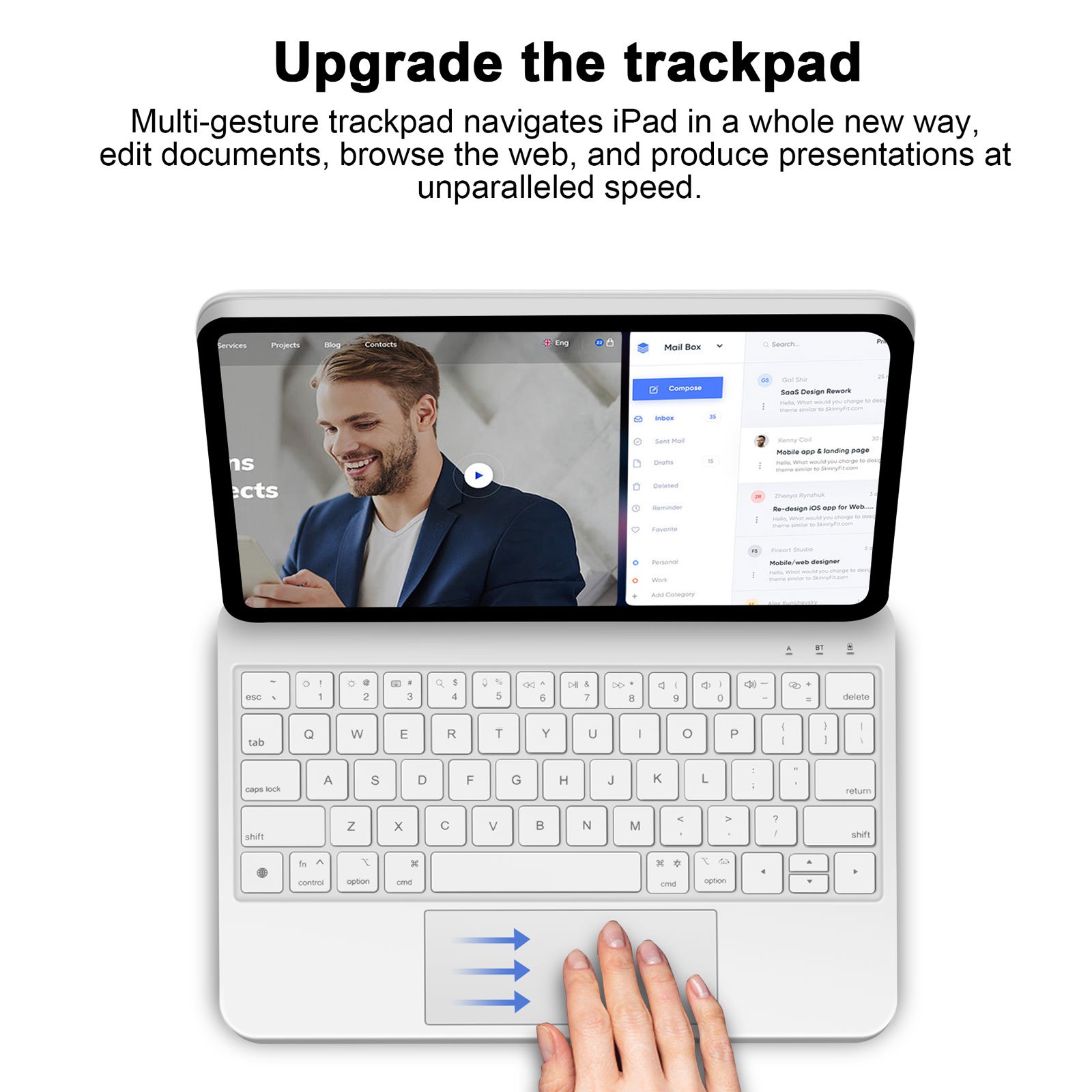 magic keyboard for ipad air 5 Tablet Magnetic Smart Keyboard Cover Case for ipad pro 11 inch case ipad 10 generation