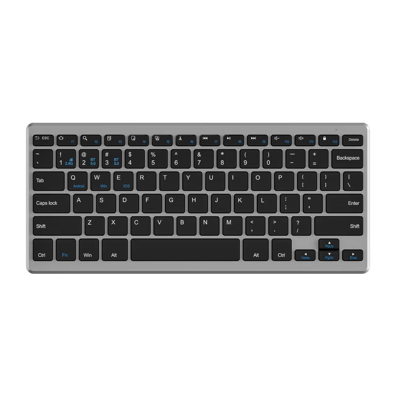 Custom 78Keys Ultra Slim Wireless Gaming Bluetooth Keyboard 2.4G BT 5.2 Dual Mode Computer PC Laptop Keyboard