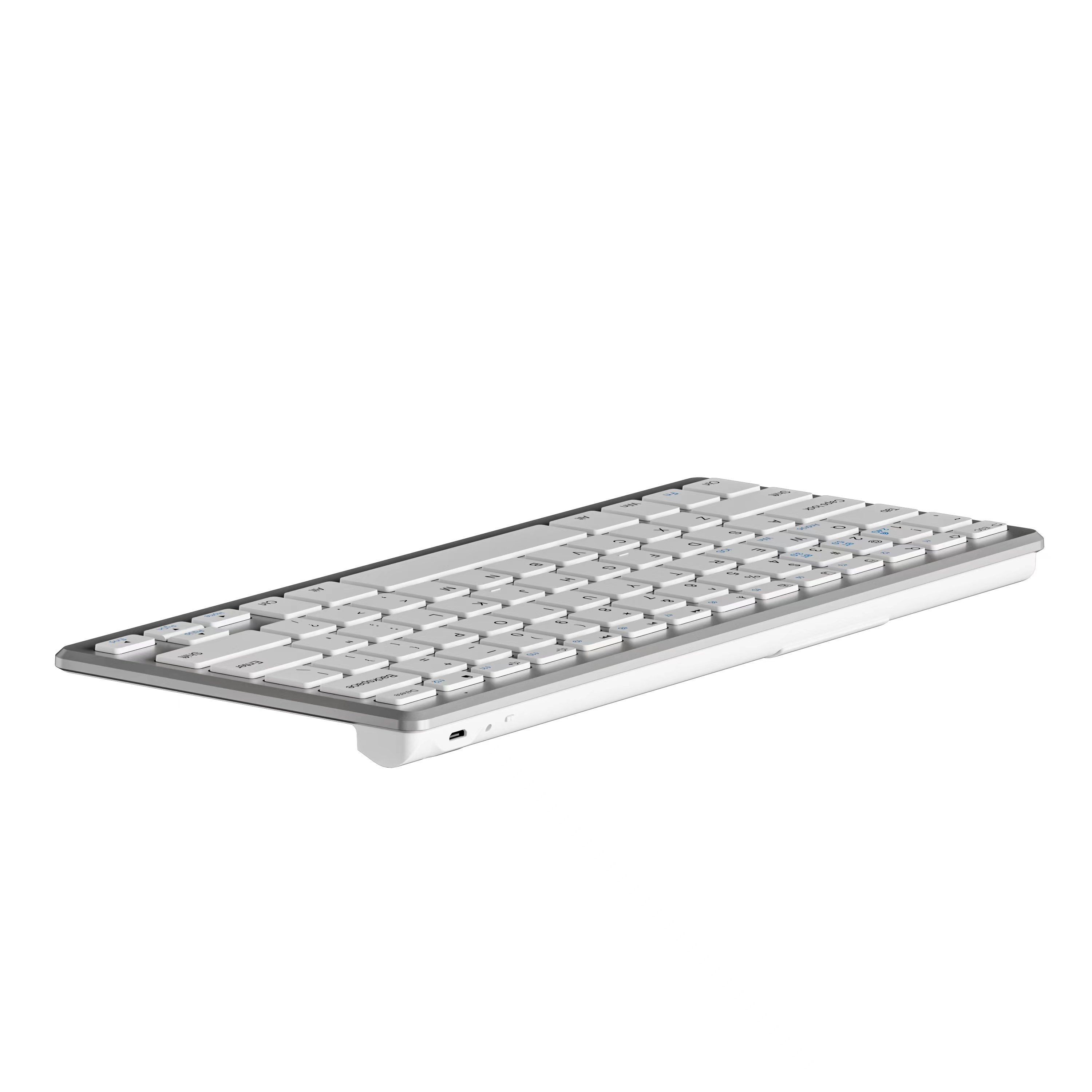 Custom 78Keys Ultra Slim Wireless Gaming Bluetooth Keyboard 2.4G BT 5.2 Dual Mode Computer PC Laptop Keyboard