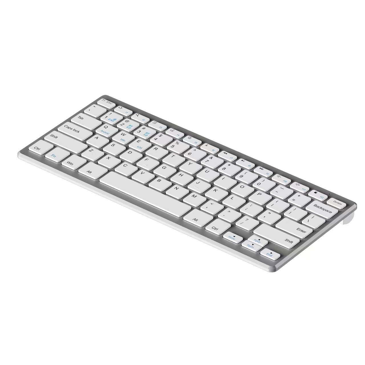 Custom 78Keys Ultra Slim Wireless Gaming Bluetooth Keyboard 2.4G BT 5.2 Dual Mode Computer PC Laptop Keyboard