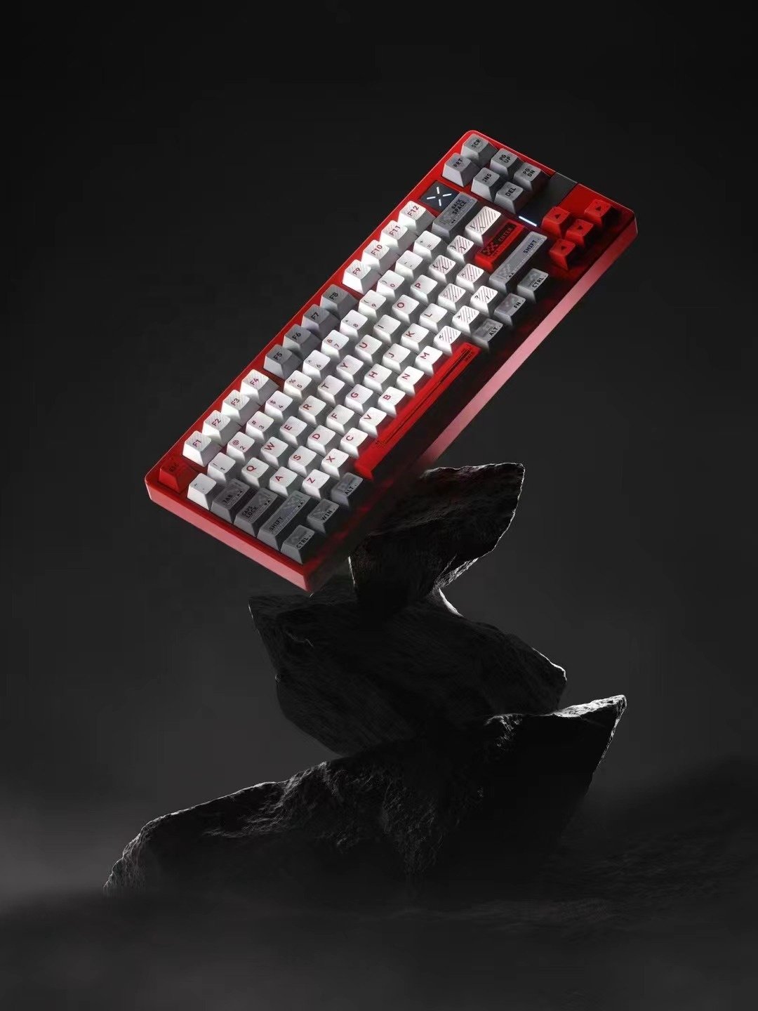 CNC Aluminum 75% Keyboard HMX Switch PBT Keycap RGB Backlit Hot Swap Gasket Gaming Mechanical keyboard