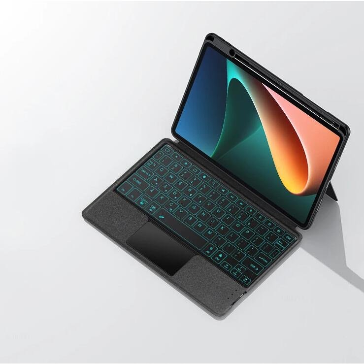 Magic Keyboard Case For Xiaomi Pad 5 6 Tablet Mi Pad 5 6 Pro for Redmi Pad SE 11 Inch Tablet Cover Spanish Arabic Keyboard