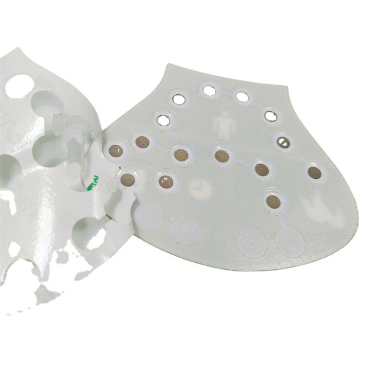Custom membrane switch panel with mirror silver ink for household appliance