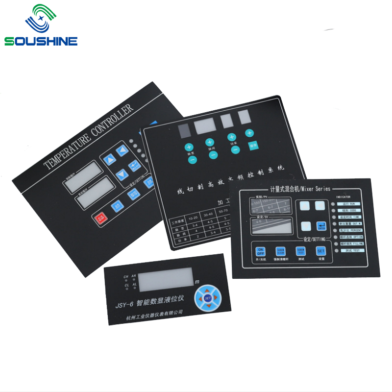Embossing Button Membrane Panel Label Overlays Graphic Overlay For Fire Alarm Systems membrane Panels