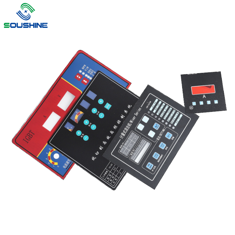 Embossing Button Membrane Panel Label Overlays Graphic Overlay For Fire Alarm Systems membrane Panels