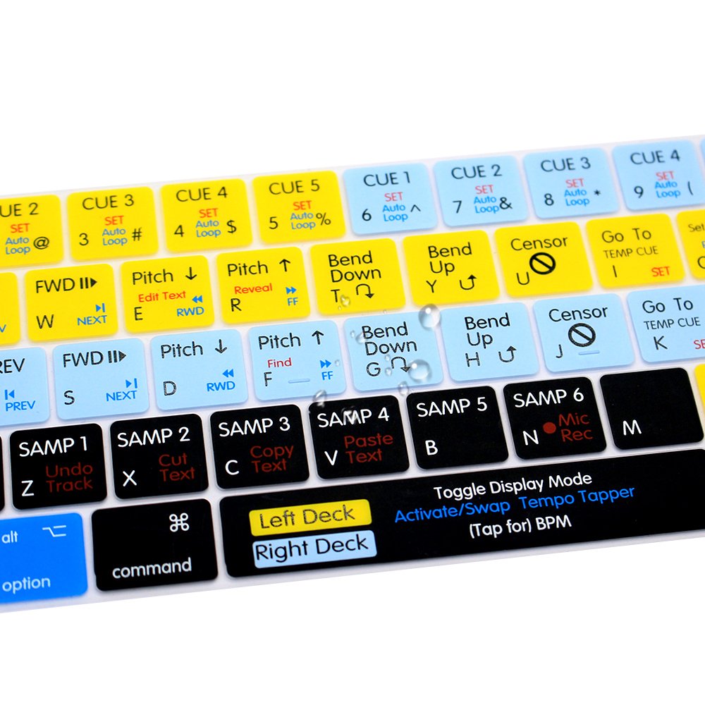 Shortcuts Keyboard Cover Waterproof Keyboard Protector Function Key For macbook pro 13 touch bar a1707 a1706 us keyboard