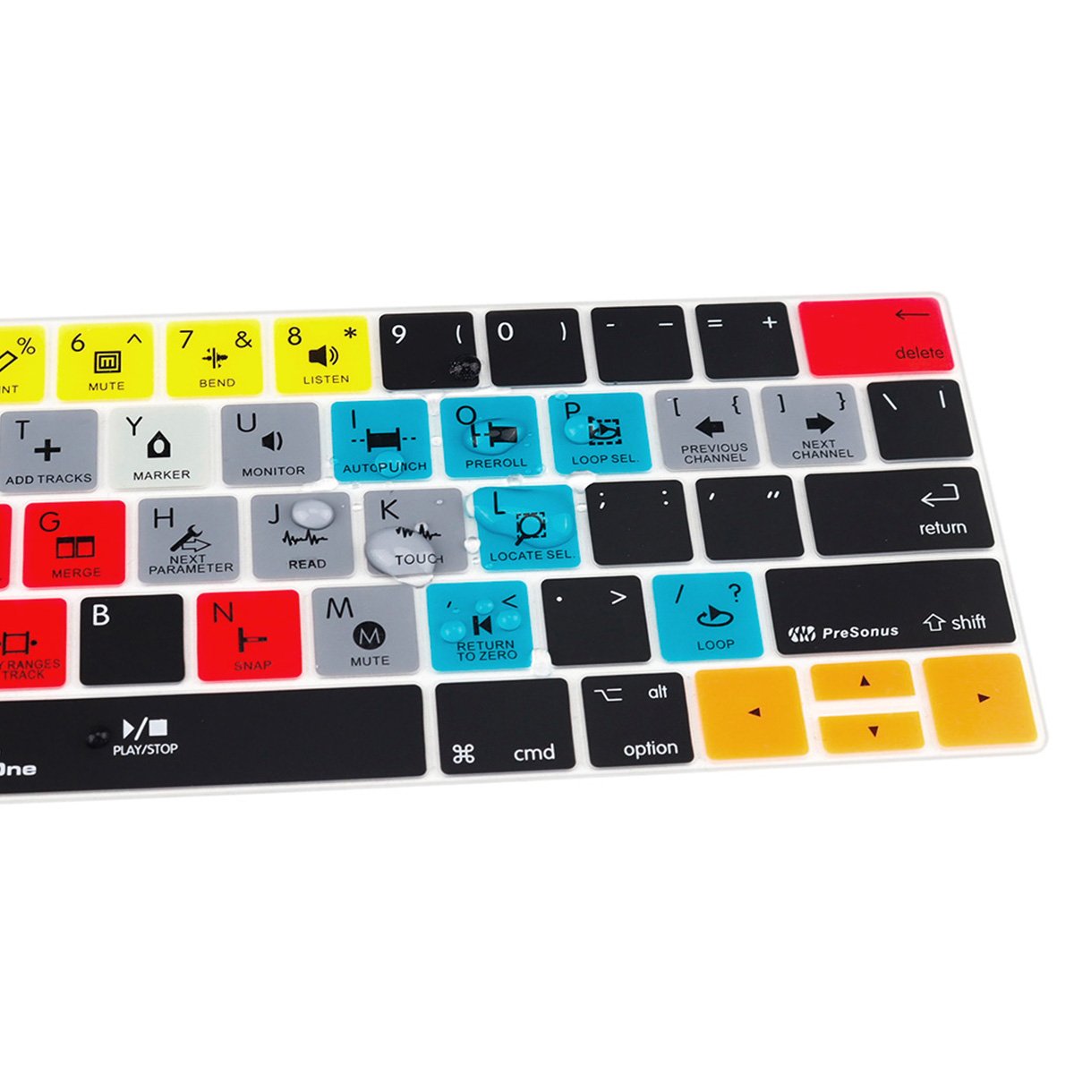Shortcuts Keyboard Cover Waterproof Keyboard Protector Function Key For macbook pro 13 touch bar a1707 a1706 us keyboard
