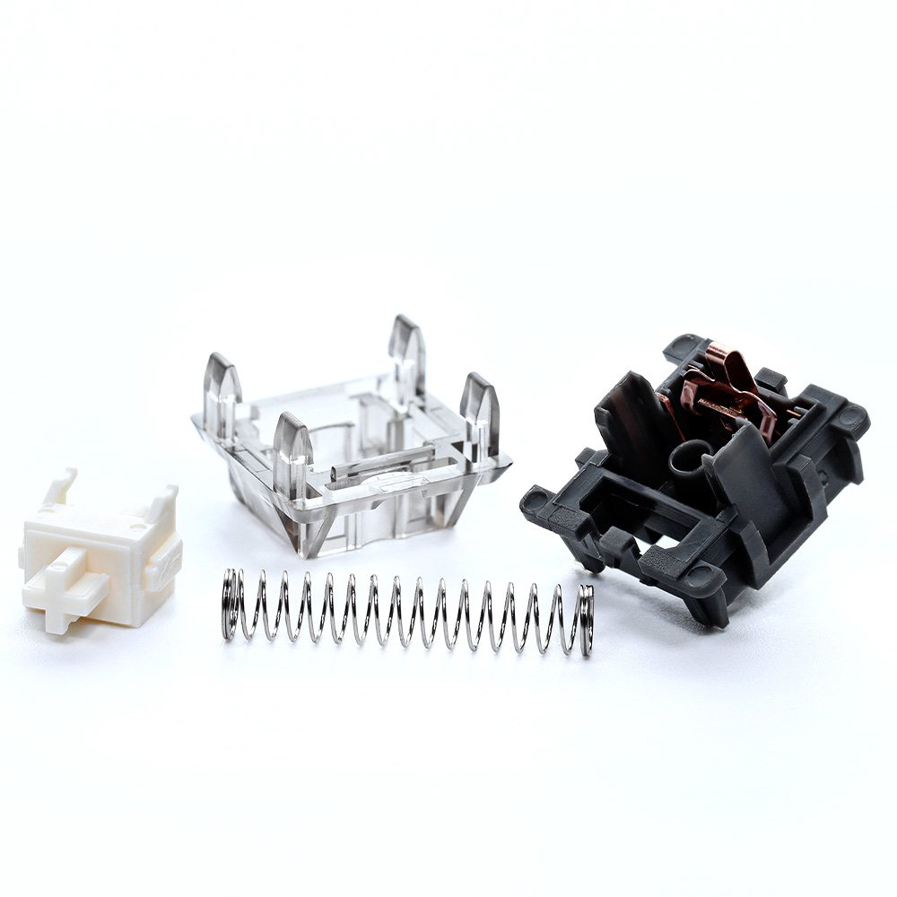 BSUN Raccoon V2 switch transparent upper cover 5pin POM Tactile Mechanical Keyboard Switch