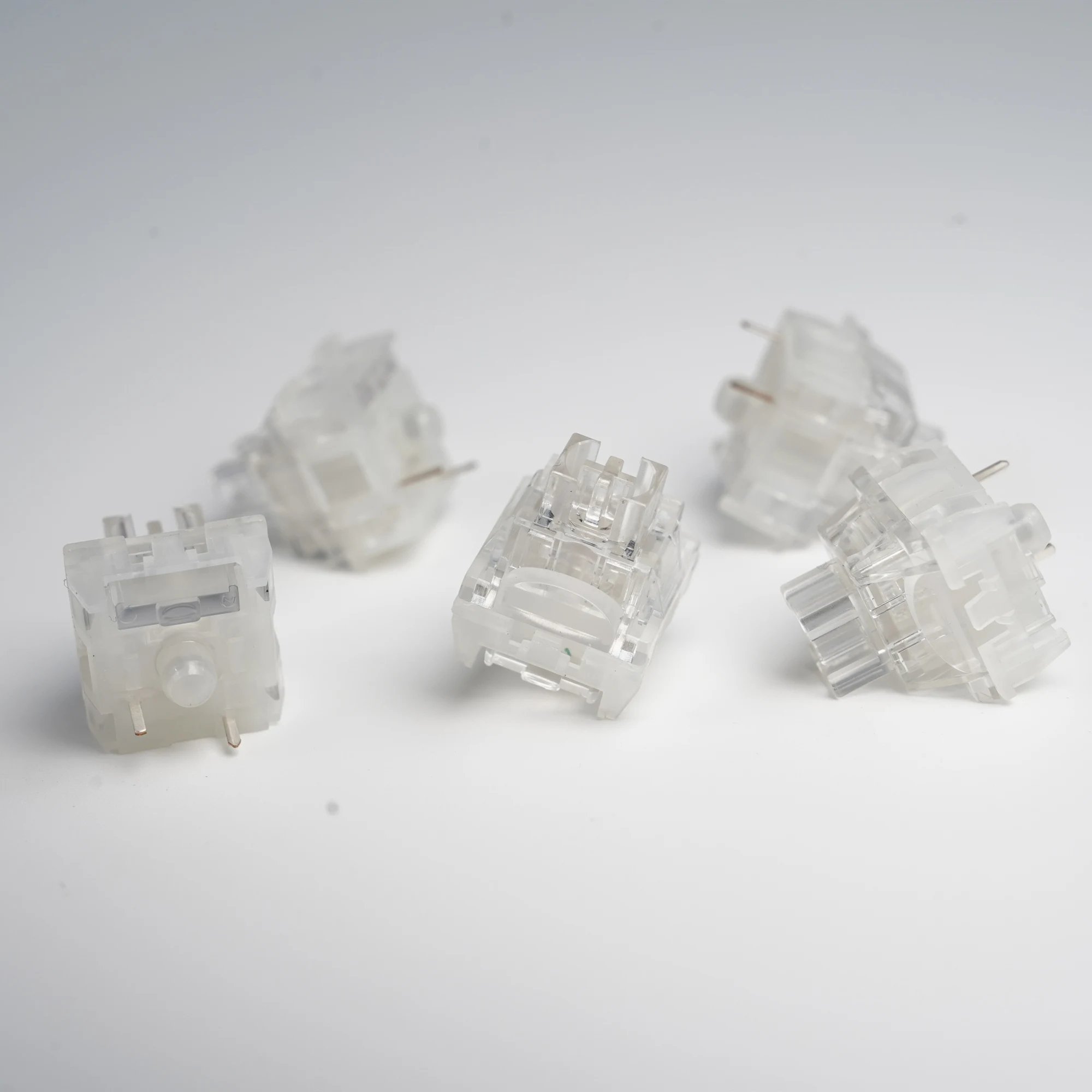 TTC Frozen Switch V2 Mechanical Keyboard Silent Mute Linear Switch 39g 3 pins RGB Transparent For Gaming Switch