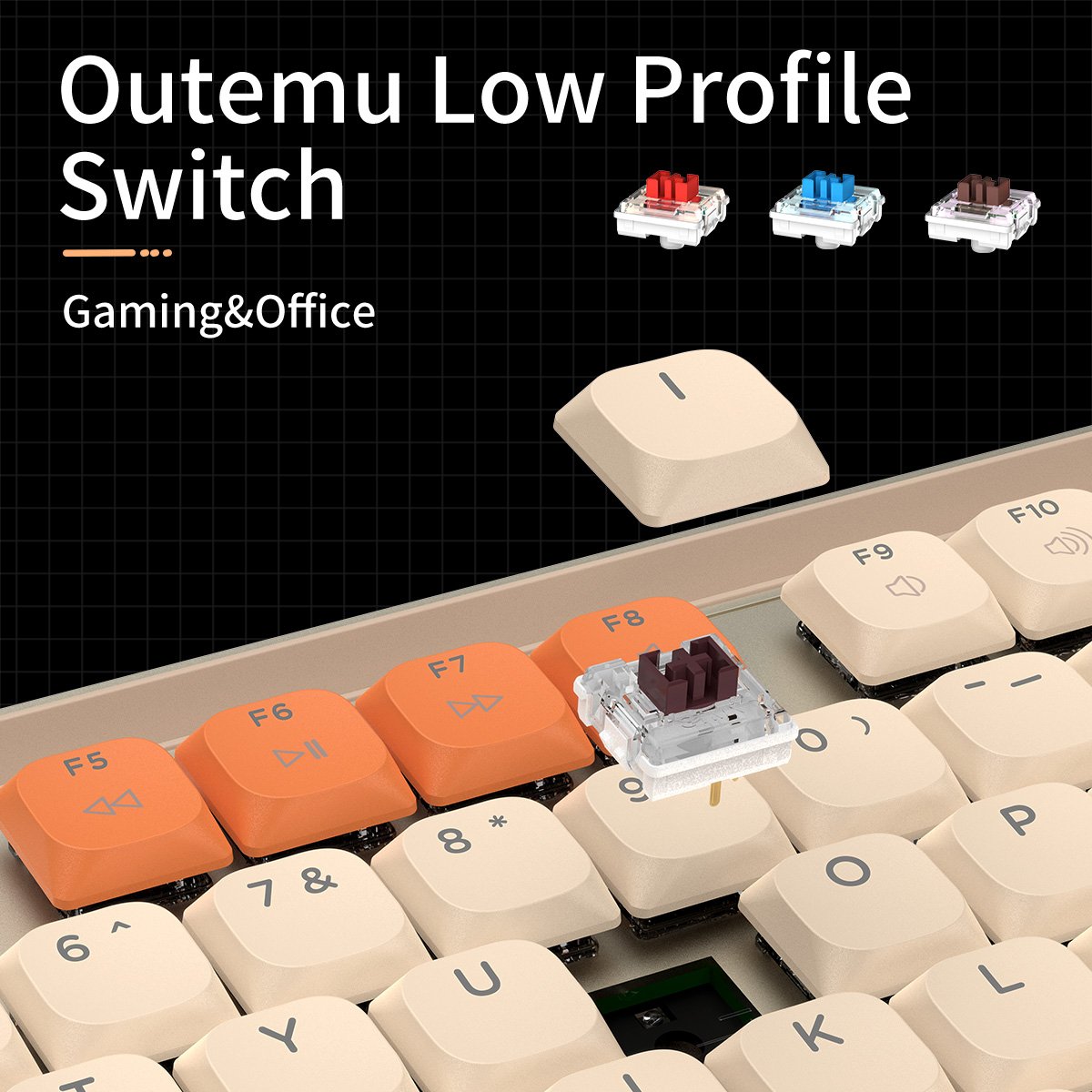 Mechanical keyboard Brown Switch Gaming Keyboard TKL Style 2.4G BT Wired Backlight 1000Hz Metal Case for PC