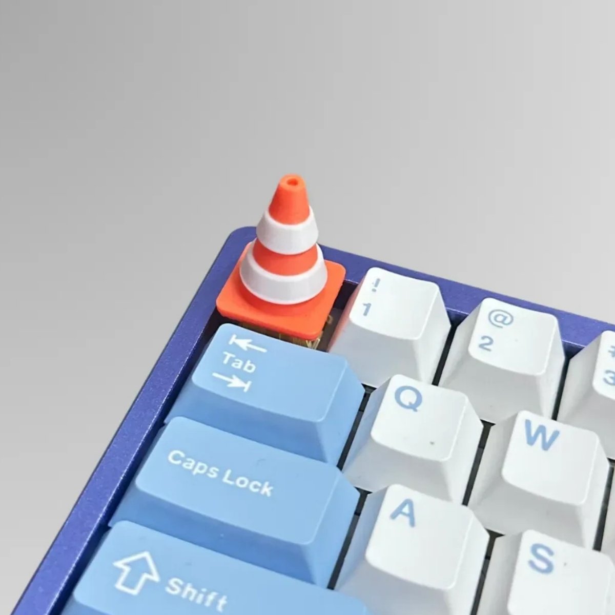 Mini Traffic Cones Road Street Signs Keycaps diy Suitable For Cherry MX Crosshair Switch Mechanical Keyboards