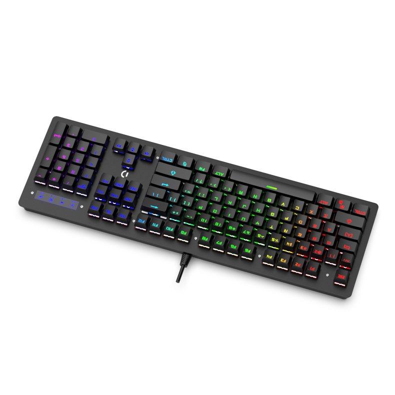 104 keys glowing universal low price teclado geimer rgb gamer pour pc gaming keyboard usb wired keyboards for laptop