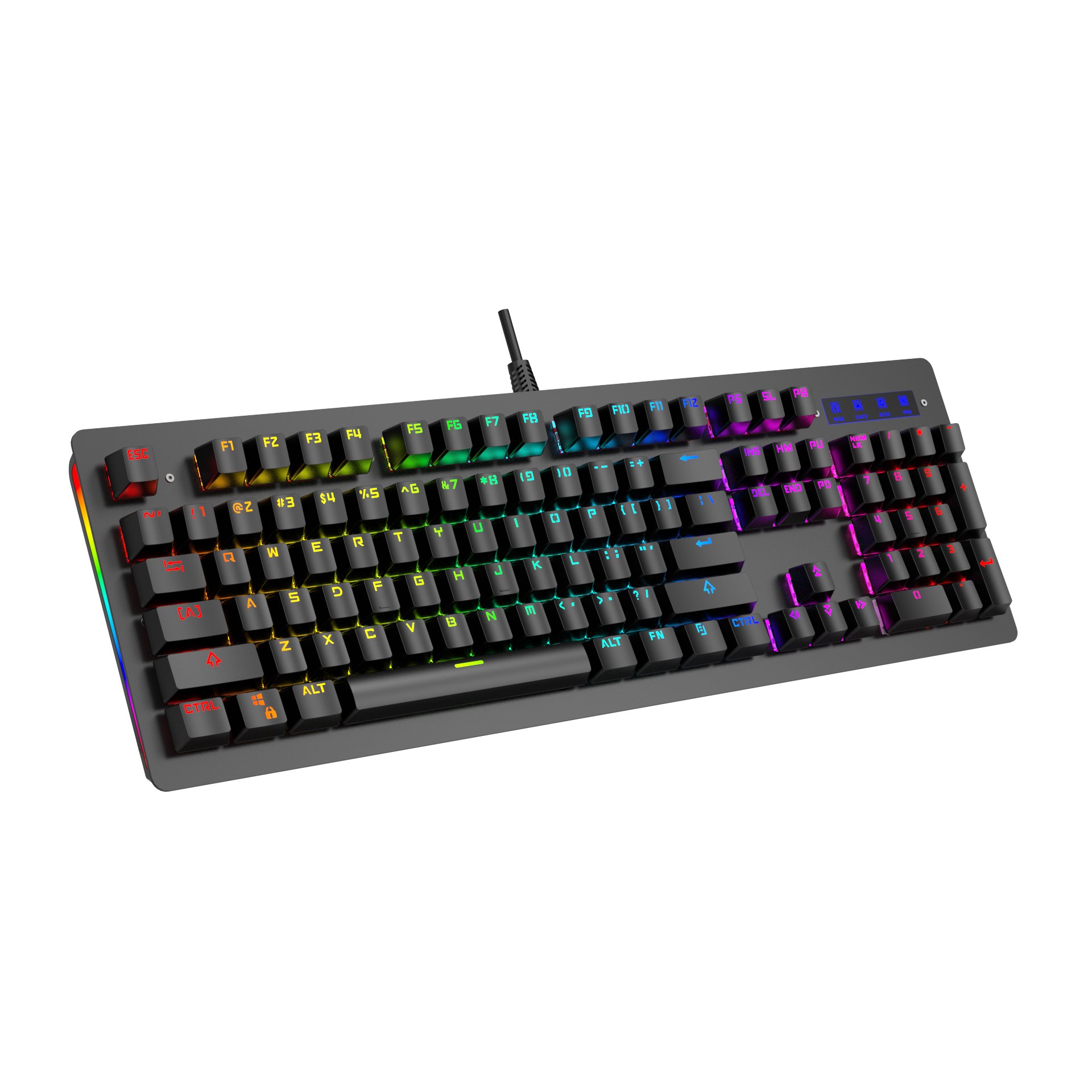 104 keys glowing universal low price teclado geimer rgb gamer pour pc gaming keyboard usb wired keyboards for laptop