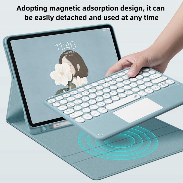 Tablet case For iPad 11 Pro case with Keyboard Soft Silicone For iPad Pro 11 inch with Pencil Holder