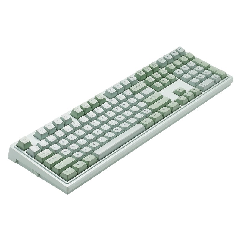 custom 108 key wireless keyboard 3-mode hot-swapping gasket structure Kaihua sky-blue BOX axis purple gaming mechanical keyboard